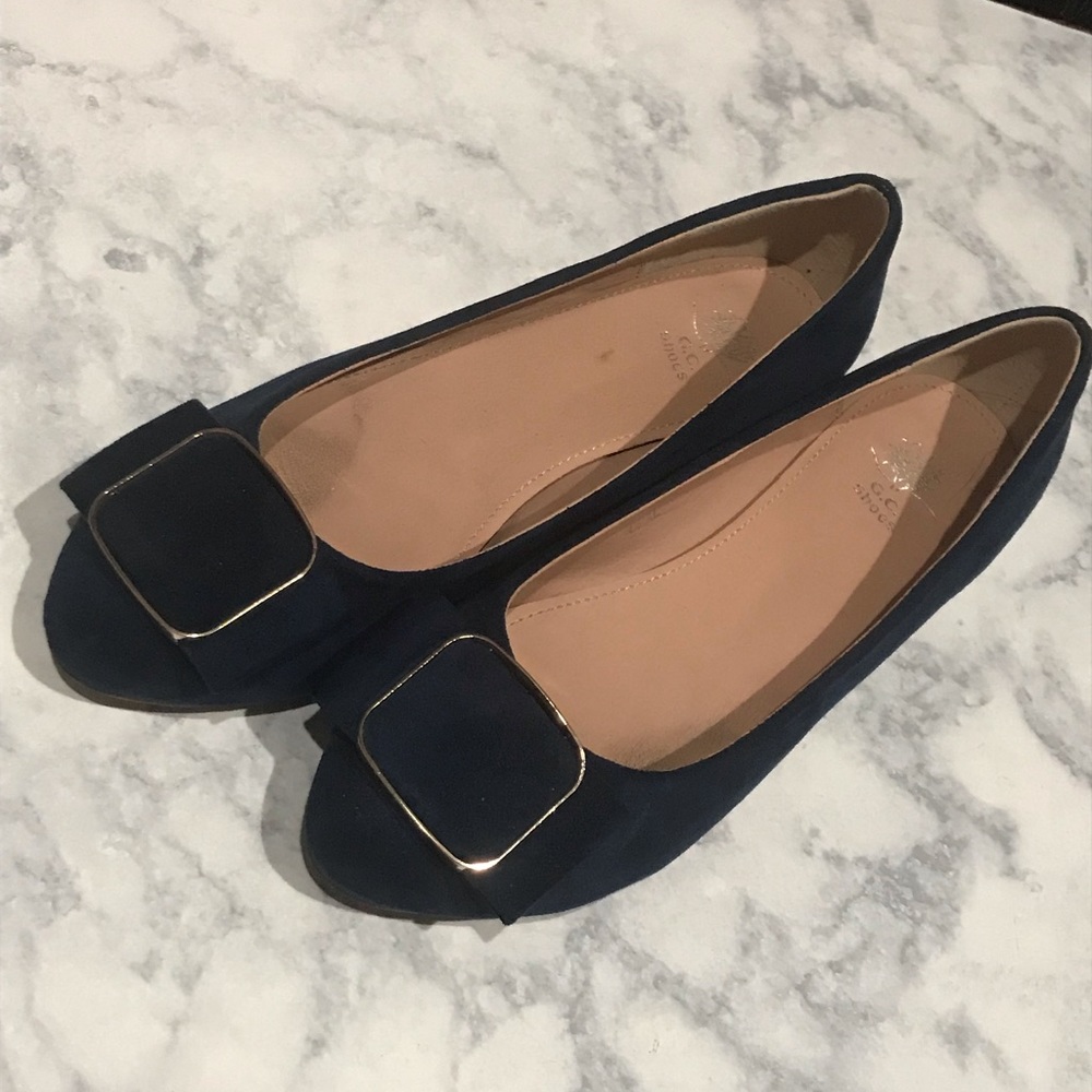 Navy Blue Flat size 8 1/2